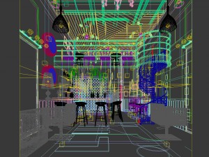 party bar ktv sauna design complete 178 3D Model