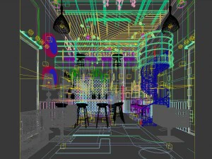 party bar ktv sauna design complete 178 3D Model