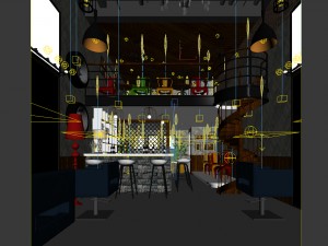 party bar ktv sauna design complete 178 3D Model
