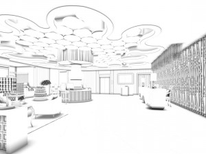 party bar ktv sauna design complete-01 3D Model