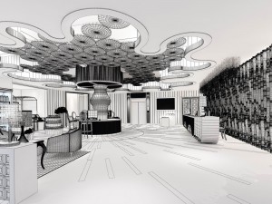 party bar ktv sauna design complete-01 3D Model
