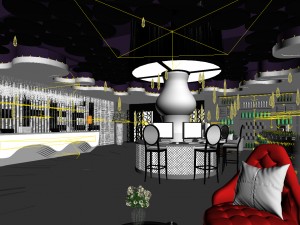 party bar ktv sauna design complete-01 3D Model