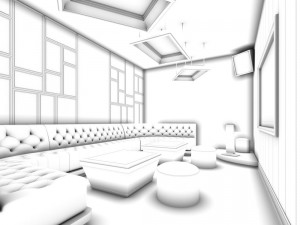 party bar ktv sauna design complete-06 3D Model