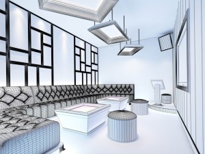 party bar ktv sauna design complete-06 3D Model