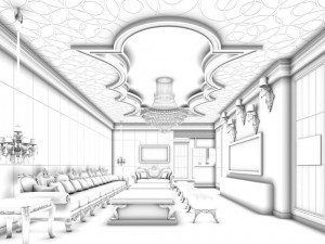 party bar ktv sauna design complete-08 3Dモデル