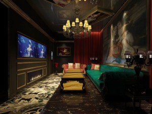 party bar ktv sauna design complete-09 Model 3D