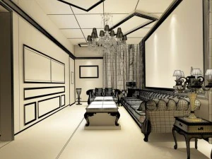 party bar ktv sauna design complete-09 3D Model