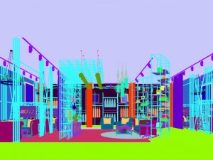 private club bar Modelo 3D
