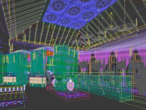 private club space design complete 01 Modello 3D