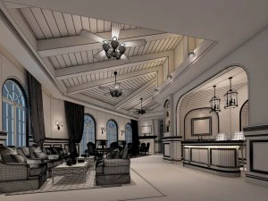 private club space design complete 02 3D Model
