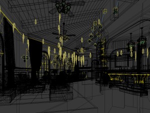 private club space design complete 02 3D-Modell