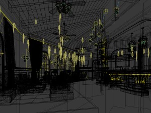 private club space design complete 02 3D Model