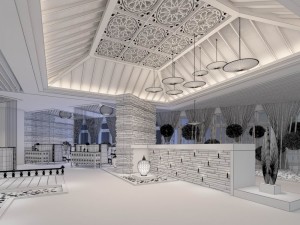 private club space design complete 04 3D Модель
