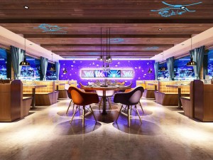 hotel restaurant teahouse cafe design 02 3D Model