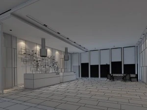 large hotel ballroom ktv party -02 3D Model