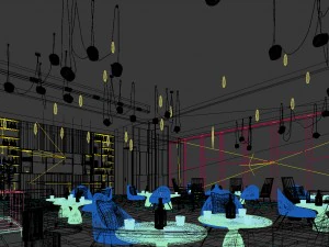 large hotel ballroom ktv party -02 3D Model