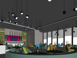 large hotel ballroom ktv party -02 3D Model