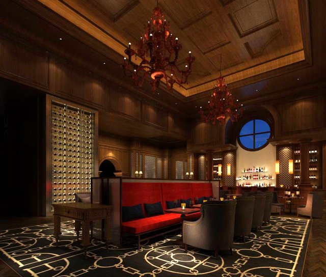 large hotel ballroom ktv party -03 3D Model .c4d .max .obj .3ds .fbx .stl .blend 