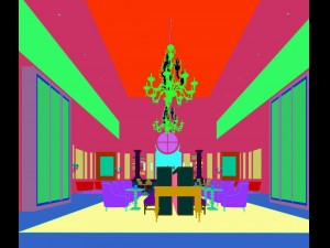large hotel ballroom ktv party -03 3D Model