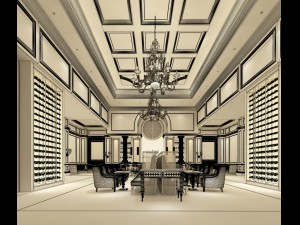 large hotel ballroom ktv party -03 3D Model