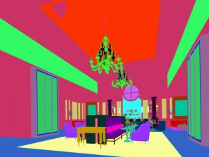 large hotel ballroom ktv party -03 3D Model