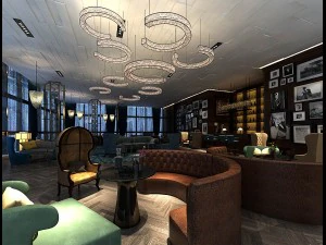 대형 호텔 연회장 KTV 파티 -05 3D 모델