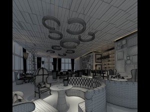 large hotel ballroom ktv party -05 3D 모델