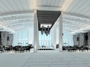 large hotel ballroom ktv party -07 3D Model