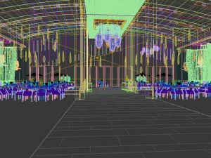 large hotel ballroom ktv party -07 3D Model