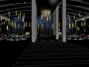 large hotel ballroom ktv party -07 3D Model