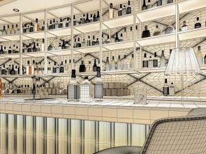 large hotel ballroom ktv party -08 3D Model