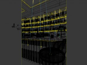large hotel ballroom ktv party -08 3D Model