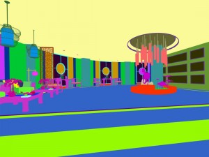office meeting room reception hall design 3D 模型