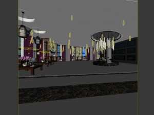 office meeting room reception hall design 3D 模型