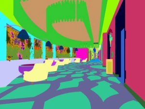 office meeting room reception hall design -01 3D Model