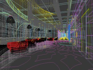 office meeting room reception hall design -01 3D Model