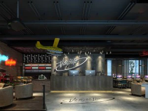 사무실 회의실 리셉션 홀 디자인 -02 3D 모델