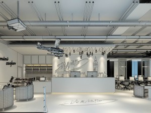 office meeting room reception hall design -02 3D Model