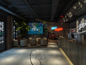 office meeting room reception hall design -02 3D Model