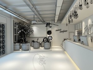 office meeting room reception hall design -02 3D Model