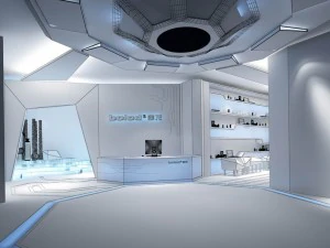 office meeting room reception hall design -03 3D Model