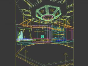 office meeting room reception hall design -03 3D Model