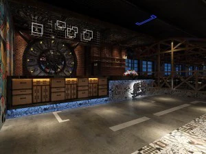 사무실 회의실 리셉션 홀 디자인 -04 3D 모델