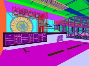 office meeting room reception hall design -04 Modelo 3D
