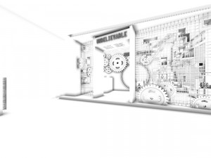 office meeting room reception hall design -05 3D Model