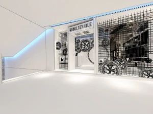 office meeting room reception hall design -05 3D Model