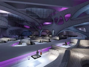 party bar ktv sauna design complee 01 3D Model