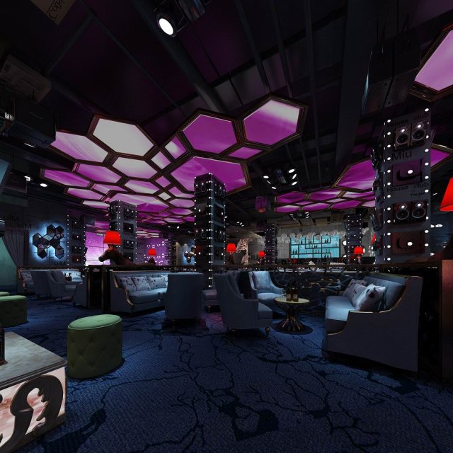 party bar ktv sauna design complete 02 Modèle 3D .c4d .max .obj .3ds .fbx .stl .blend 