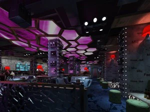 party bar ktv sauna design complete 02 3D Model