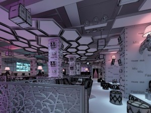party bar ktv sauna design complete 02 Modèle 3D